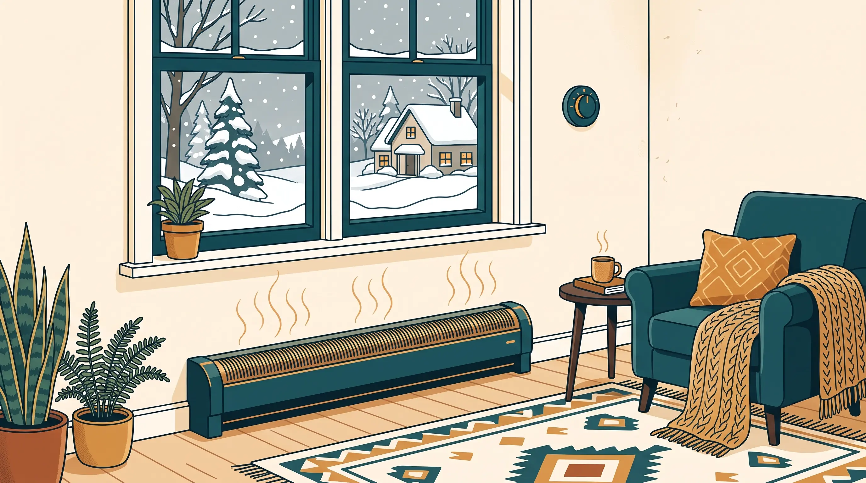 Electric Baseboard Heater Cost to Run (Per Month)