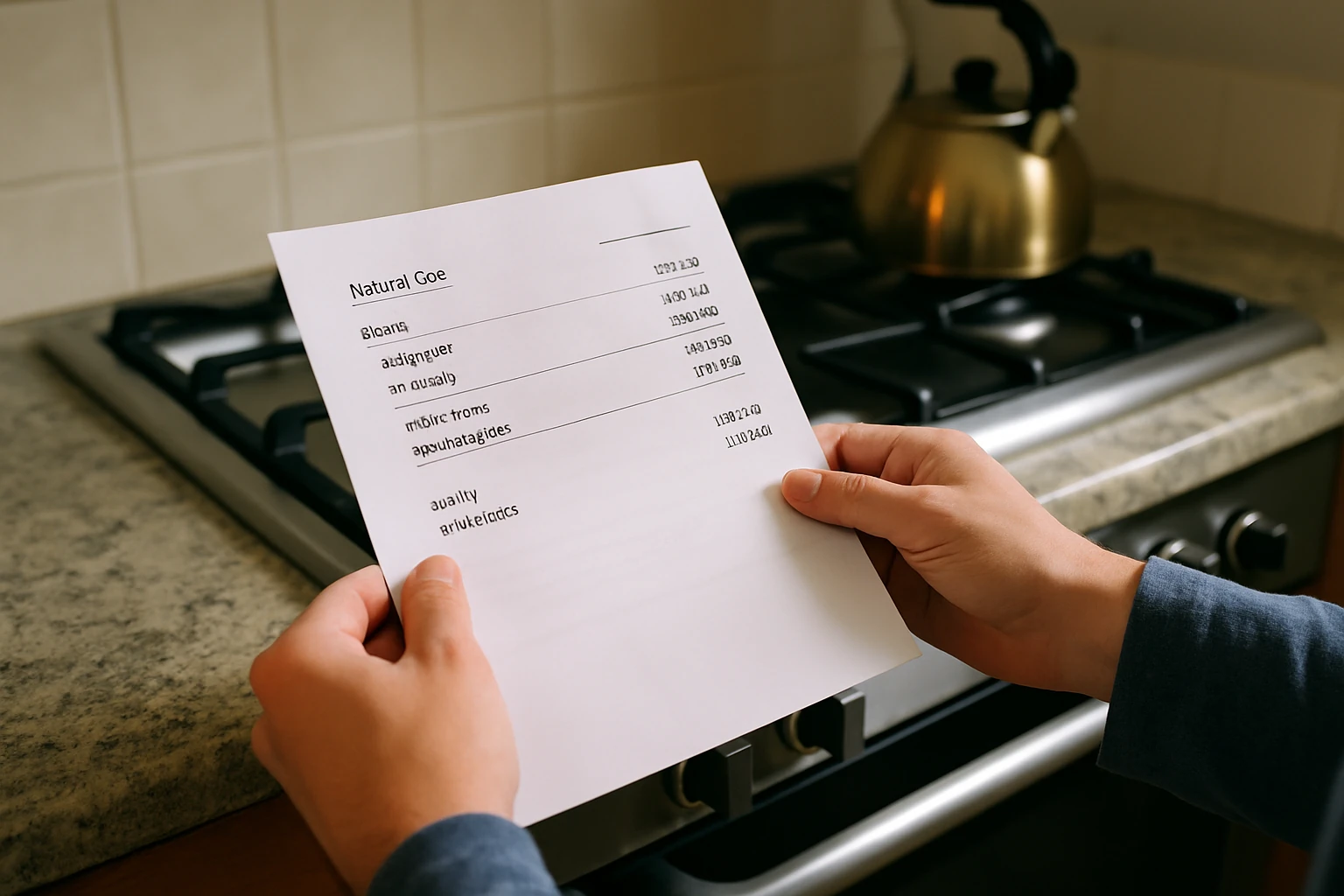 Residential street with underground utilities