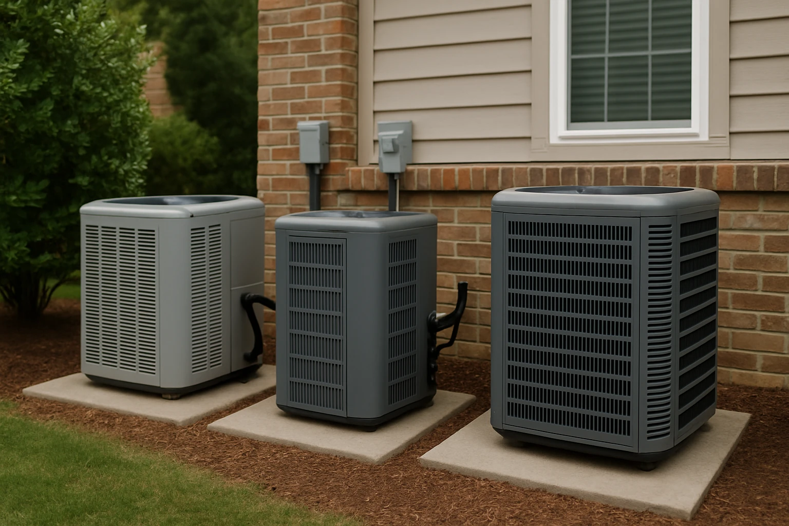 Thermostat on a wall in a modern home