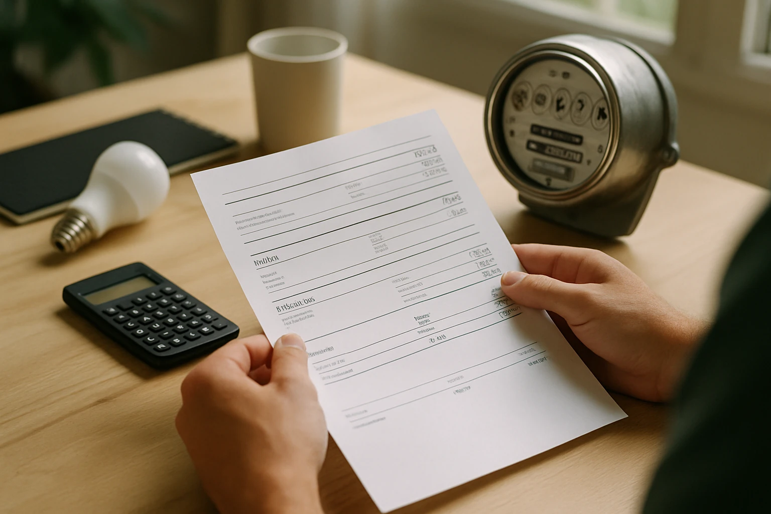 Power lines stretching across an open landscape