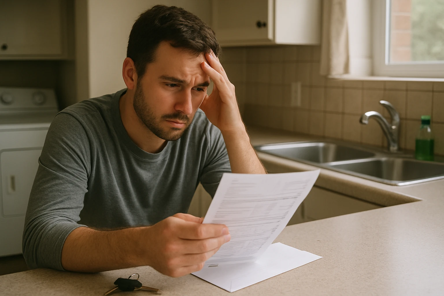 A front door with a utility meter nearby