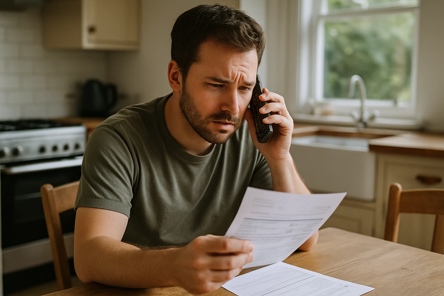 Sunny home exterior in summer