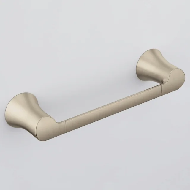 Illustrative chrome low-flow showerhead with handheld-style head